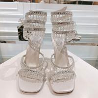 Sandali con tacco alto in cristallo RENECAOVILLA38