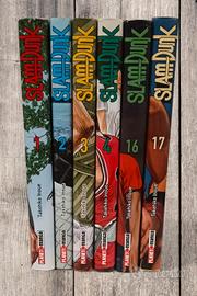 manga Slam Dunk 1-2-3-4-16-17 lotto manga ita 