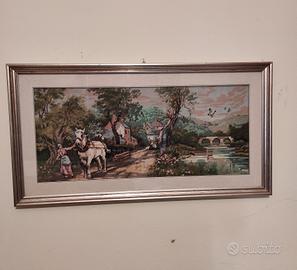 Collezione 100 quadri mezzo punto ricamati a mano