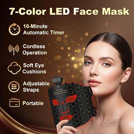 Maschera LED Viso 7 funzioni