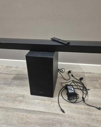 Cassa Sound bar Con Subwoofer E Telecomando