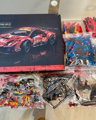 Ferrari 488 GTE 1677 pz Lego compatibile Technic