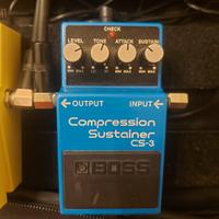 Pedale Boss CS3 compressore chitarra