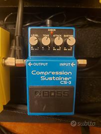 Pedale Boss CS3 compressore chitarra