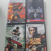 lotto di 4 videogiochi per PC