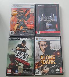 lotto di 4 videogiochi per PC