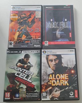 lotto di 4 videogiochi per PC