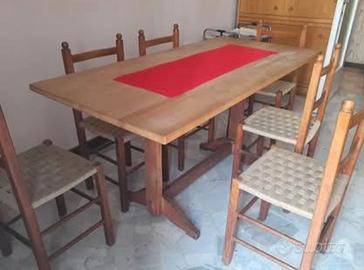 TAVOLO con 6 SEDIE