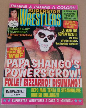 WWE Rivista 1992 Superstar Wrestlers Star Magazine
