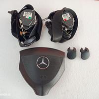 Mercedes Classe A w169  Airbag guida + cinture