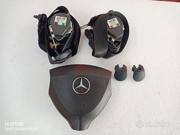 Mercedes Classe A w169  Airbag guida + cinture