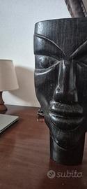 maschera in legno Stile africana