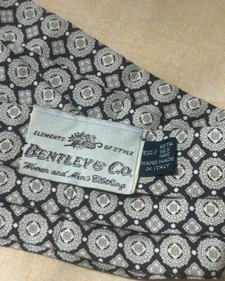Foulard/Cravatta vintage 100% seta