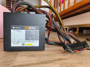 alimentatore PC ATX Corsair vs650W 80PlusEfficienc
