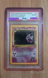 Sabrina's gengar holo first edition PSA 10