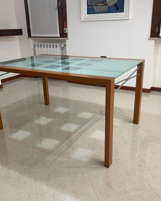 TAVOLO allungabile 140x90 fino a cm.260