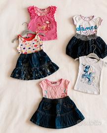 Set bambina 3 anni