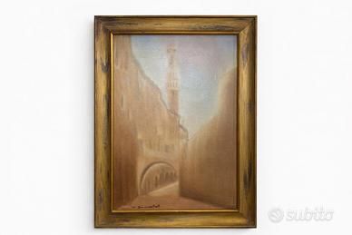 Quadro scorcio Siena - artista locale