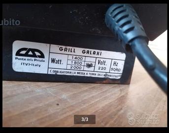 Griglia elettrica acciaio inox La Grigia