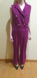 Tuta elegante fucsia/viola taglia S "Eghu"