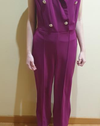 Tuta elegante fucsia/viola taglia S "Eghu"