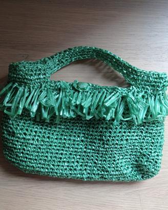 Borsa rafia uncinetto