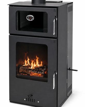 Stufa Legna e Pellet Lucerna con Forno 10 Kw Nuova