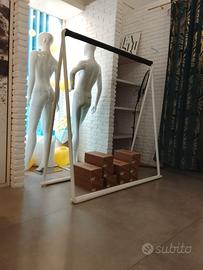 Stand per abiti in ferro battuto