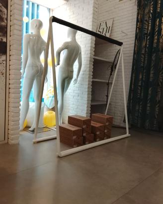Stand per abiti in ferro battuto