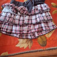 gonna bambina taglia 6/9 mesi 