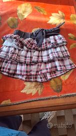 gonna bambina taglia 6/9 mesi 