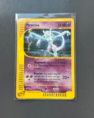 Carta Pokèmon Mewtwo 20/165 Eng - Expetidion Holo