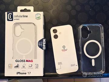 cover Cellular Line trasparente per iPhone17