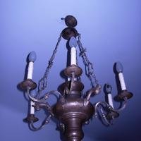 lampadario antico argentato