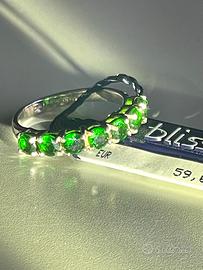 17 - Anello Bliss veretta verde