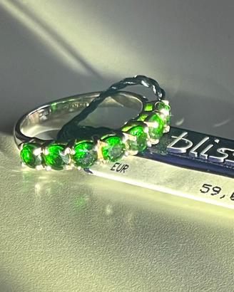 17 - Anello Bliss veretta verde