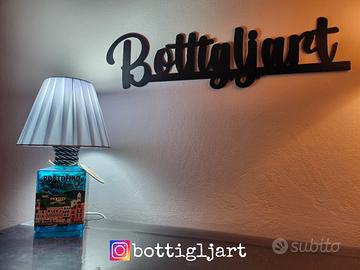 Lampada bottiglia Gin Portofino