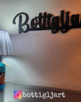 Lampada bottiglia Gin Portofino