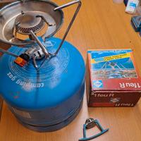 Bombola Campingaz e tre fornelletti
