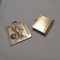 Coppia ciondoli portachiavi epoca