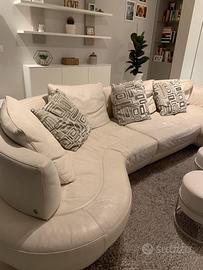 Divano Natuzzi in pelle - modello Rondò