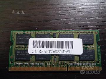Memoria RAM Samsung 2GB DDR3