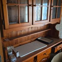 Credenza in legno massello stile rustico