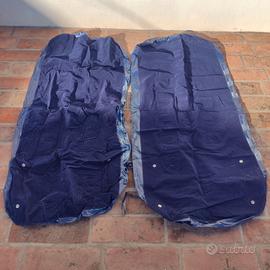 materassi gonfiabili velluto blu ospiti campeggio