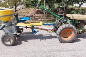 Motocoltivatore GOLDONI XF e solforatrice PROJET