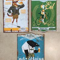 Insegne pubblicitarie vintage