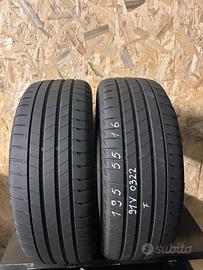 2 GOMME 195 55 16 BRIDGESTONE T005