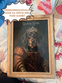 Ritratto personalizzabile animale stile Nobiliare