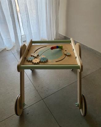 Mamatoyz carrello primi passi e tavolo attività