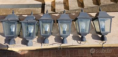 Lampade lanterne per palo lampione da esterno